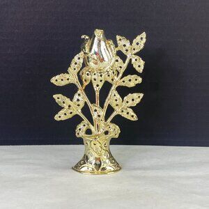 Vintage Torino Earring Holder Tree Rose Gold Tone